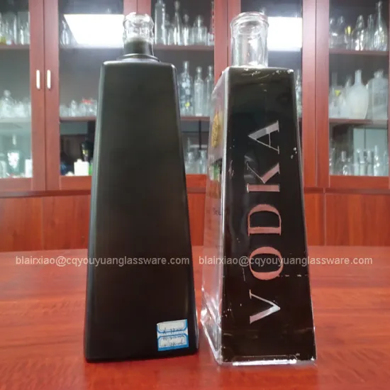 750ML Screw Top Empty Clear Spirit Glass Bottle Fancy Bottles Spirits