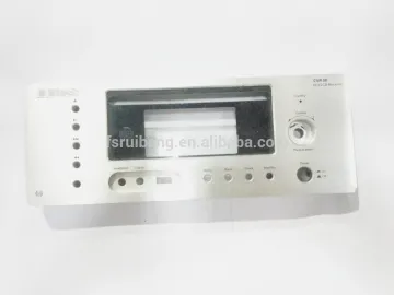custom cnc machining aluminum enclosure front panel for amplifier