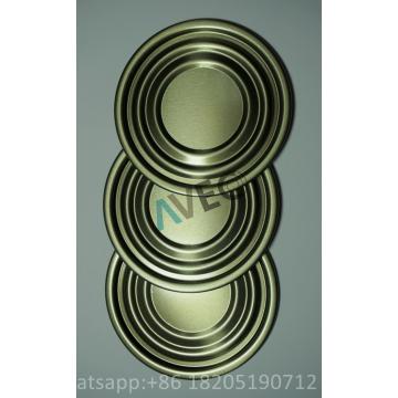 Tinplate bottom ends for canned food