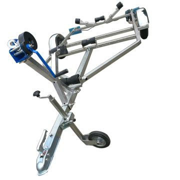 Hot Sale Folding Galvanized Boat Trailer Wheels for Small Boats
