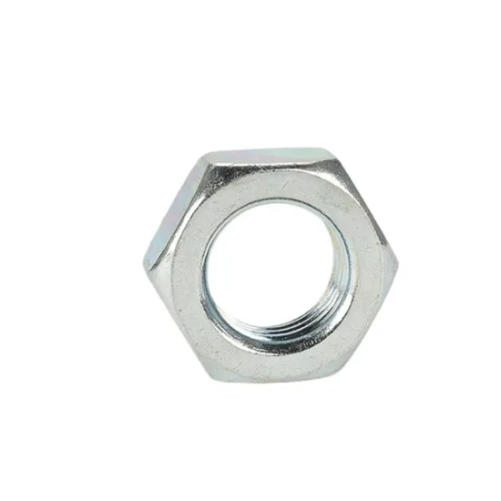 Zinc Plated Thin Hex Nuts M6 M8 M10 Steel Lock Nut