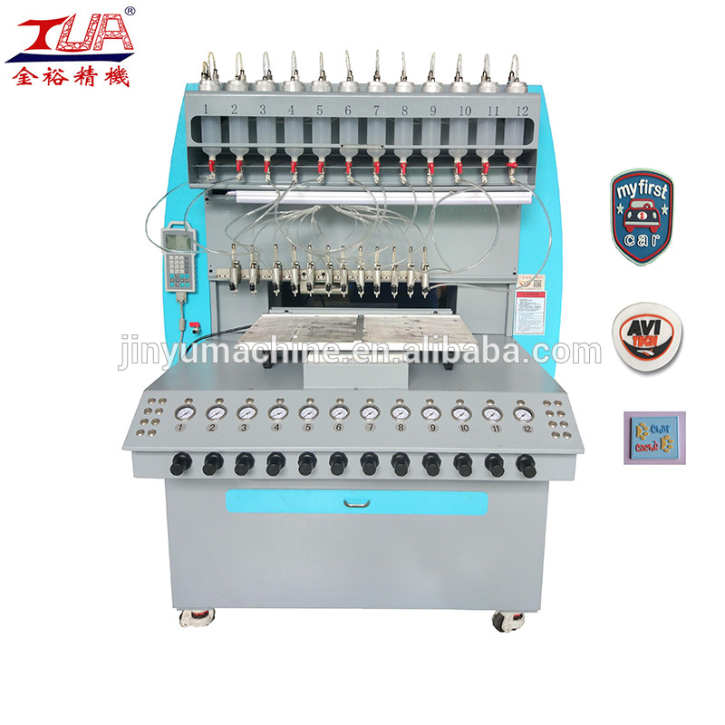 Ang mga kolor nga Alut-Awasatic12 Liquid Liquid PVC Dispensing Machine