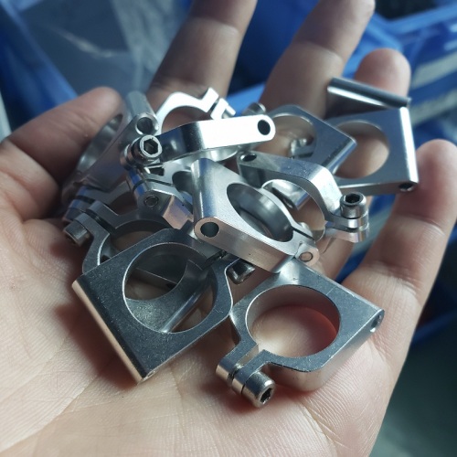 Klem tabung aluminium 25mm mengunci penjepit tabung