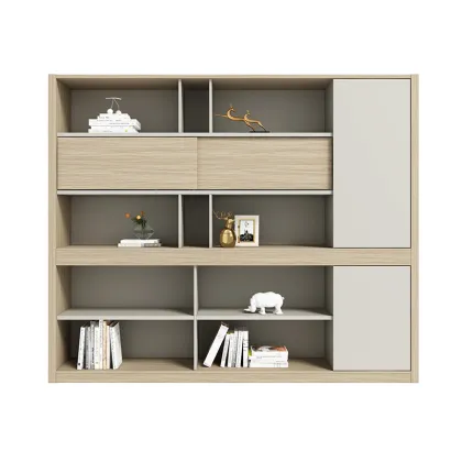 Nordic Wooden Office Furniture - High Quality Cabinet and Bookcase for Home Office Storage