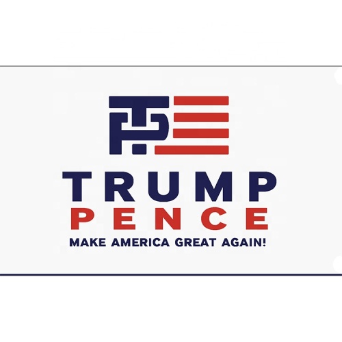 Printed polyester Trump 2020 banner flags
