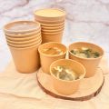 Tasse de soupe alimentaire de 16 oz en papier