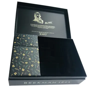 Luxury Black Gift paper Box with Lock