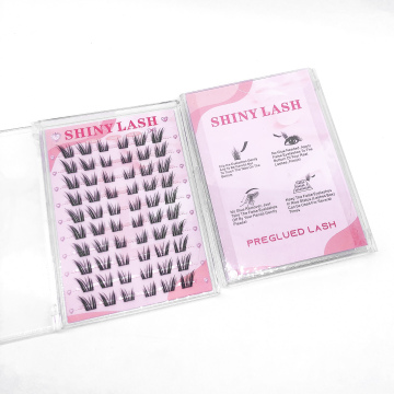 DIY Self-Adhesive Lash Clusters Kit - No Glue Needed for Reusable Press-On Lashes