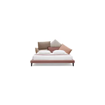 California King genuine leather beds upholstered bed