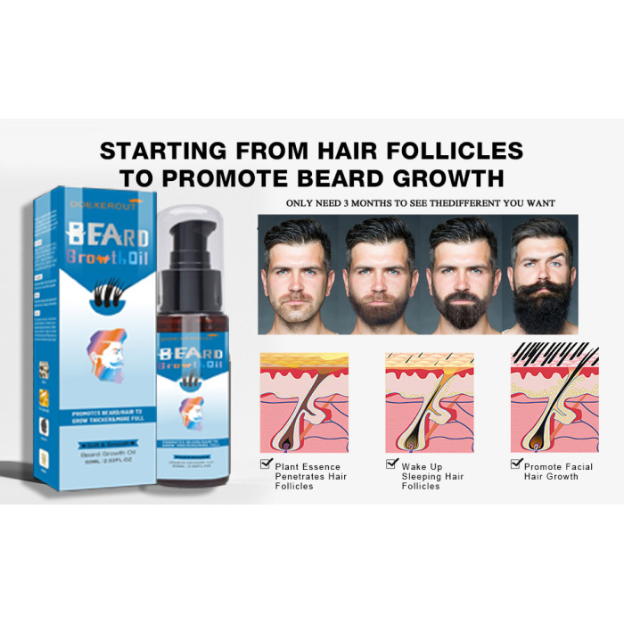 Doexerout Oil de crescimento da barba