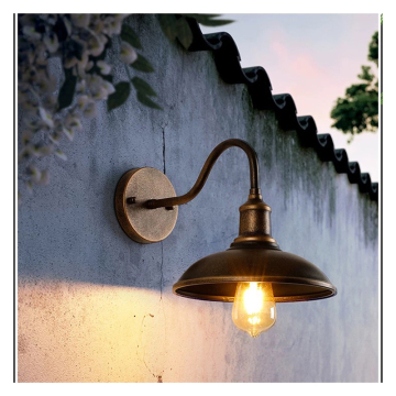 European Antique Outdoor Wall Light with PIR Sensor