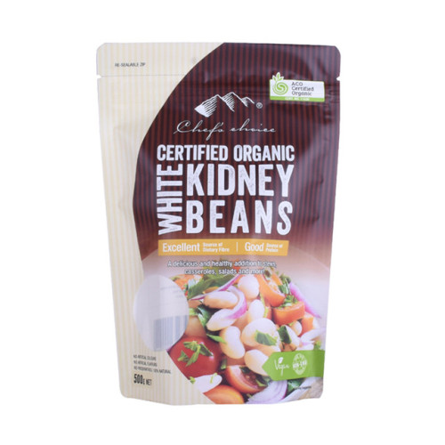Plastic stand up cashew nut packaging bag