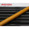 Tubo de fibra de carbono ligero de alta resistencia.