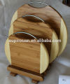 Tabla de cortar de bambú china clásica, tabla de cortar de bambú pura de la naturaleza