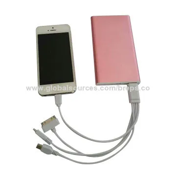 Supplier manufacturing polymer battery mobile power bank, 6,000mAh