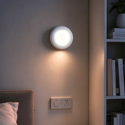 Smart Round Motion Sensor LED Night Light
