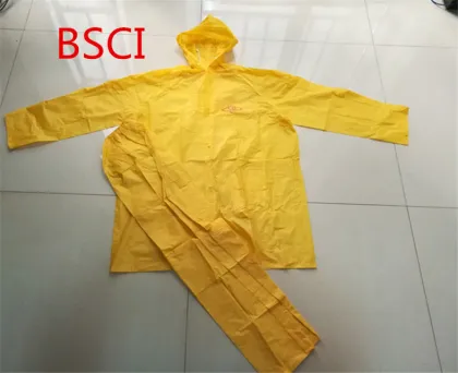 High Quality custom long vinyl pvc raincoat/rain coat