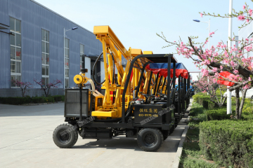 Mini Guardrail Pile Driver