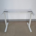 Adjustable Manual Crank Standing Desk With Metal Leg