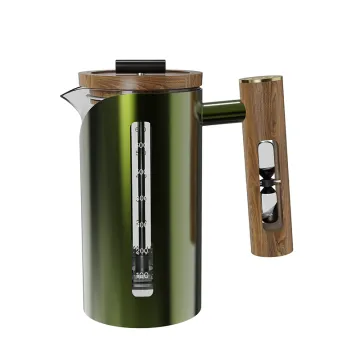 DHPO 304 Stainless Steel Double Wall French Press Coffee Pot