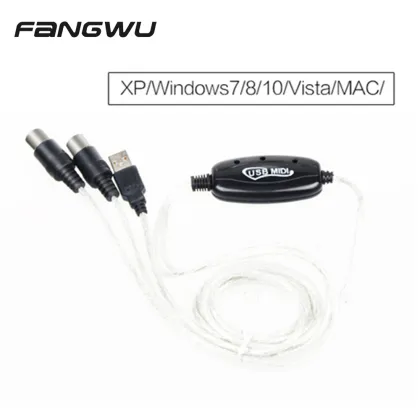 USB MIDI Converter Cable: Connecting Your PC to a Music Keyboard