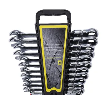 8-22mm Adjustable Gear Wrench Tool Set - Professional Dual Purpose Wrench Kit