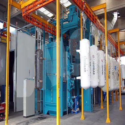 Steel Parts Cleaning Surface Blasting Abrator Equipment