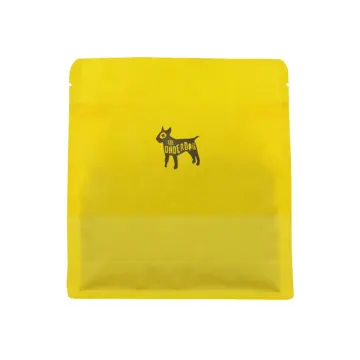 ziplock stand up kraft paper reusable snack bag