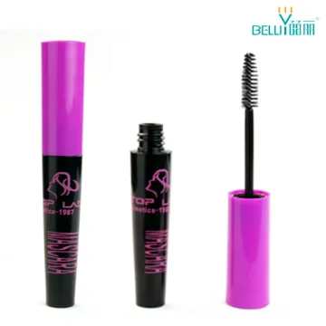 Fashionable plastic empty mascara tube for cosmetics packaging