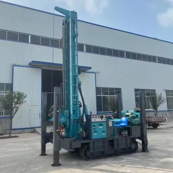 Used Crawler-Mounted Well Drilling Rig - 300m Factory Second Hand Machine for Sale