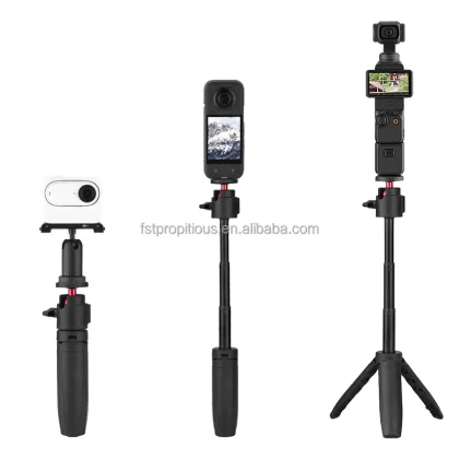 BRDRC Extension Pole Selfie Stick Tripod for OSMO Pocket 3 & GOPRO Accessories