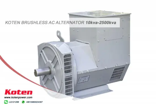 Koten Power Brushless Ac Alternator KA274 Series With Power From 100kVA to 250kVA