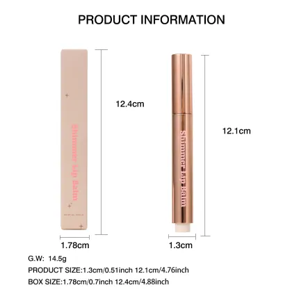 Vegan Shimmer Lip Balm Pen - High Quality Tinted Makeup Gloss Wholesale
