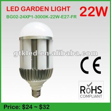 22W 3000K FROSTY E27 LED GARDEN LIGHT