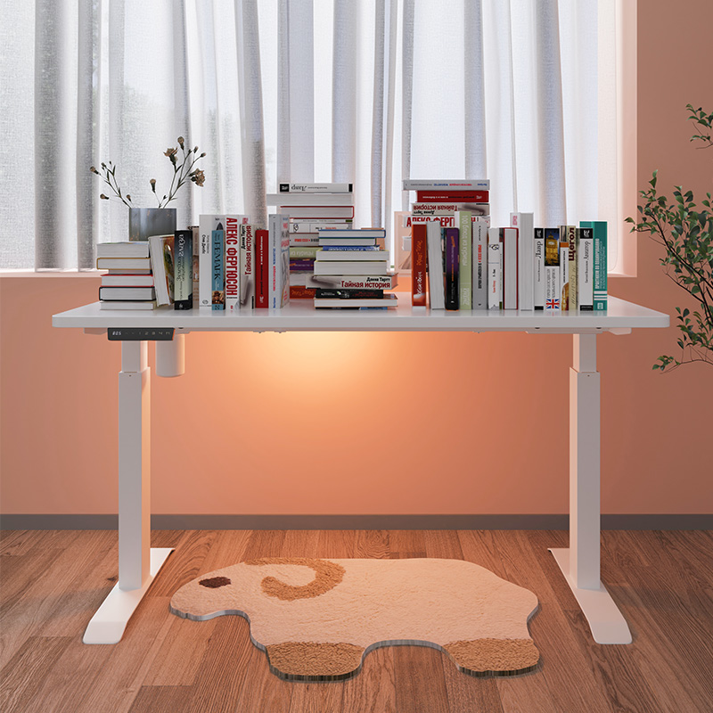 Single Motor Electric Adjustable Height Computer Desk