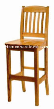 Solid Wood Restaurant Barstool (DS-L121B)