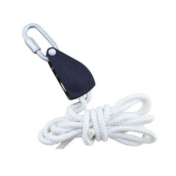 1/4\" Rope Lock Ratchet Tie Down with Quick Link Hook for Boats