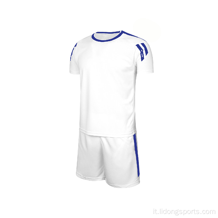 Maglie da calcio vuote all&#39;ingrosso uniformi da calcio personalizzate