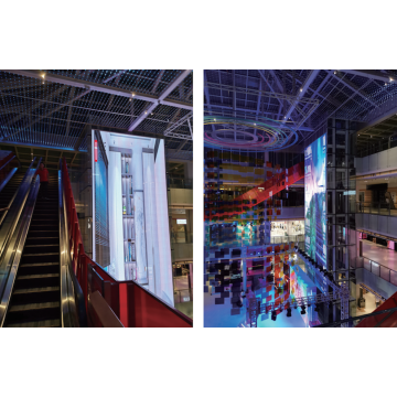 Fast installation transparent bigh brightness led screen