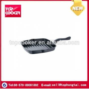 Aluminum non stick coated square grill pan
