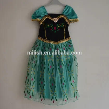 frozen children kids wholesale anna coronation dress MAC-59