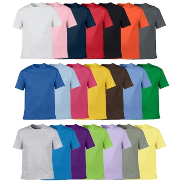 T-shirt stampate con logo personalizzato per campi estivi-T-shirt da uomo in cotone bianco per adulti