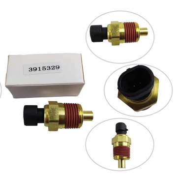 Excavator Water Temperature Sensor For PC400-6 3915329