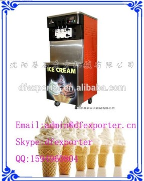 Professional ice cream machine BQL825B , Commercial soft ice cream making machine