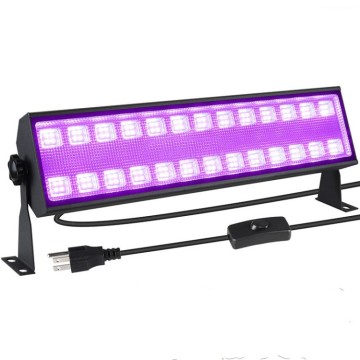 CN3049 LED Violet viola inondazione a doppia fila Spotlight UV KTV Lucila della rondella rettangolare