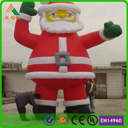 Newest large santa decorations/ santa claus life size/ santa claus inflatable