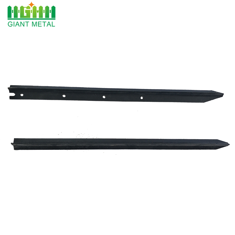 Black Color Metal Farm Y Star Picket Post