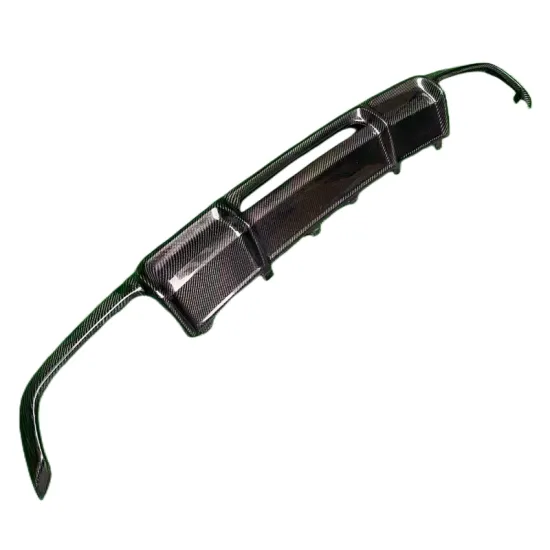 Carbon fiber rear diffuser for CLS-Class W218 CLS63 AMG 2015-2017 body kit front lip side skirt spoiler wings