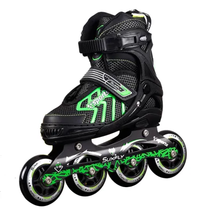 4 Wheel Roller Skates Molded Shell Support Aggressive