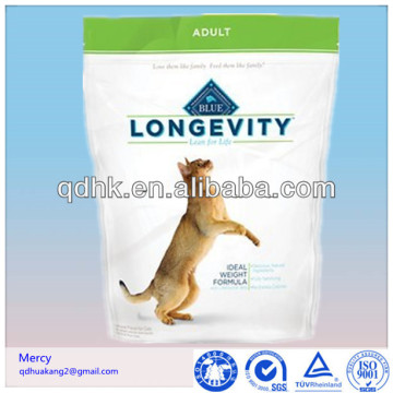 Stand up ziplock cat litter bag